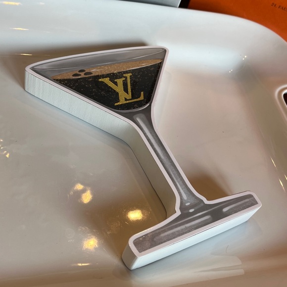 Louis Vuitton Gold and Brown Martini Art - Picture 3 of 6